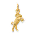 14K Yellow Gold Aries Zodiac Charm - (A83-872)