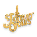 14K Yellow Gold Forever Yours Charm - (A86-874)