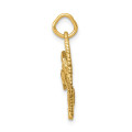 14K Yellow Gold Comb & Scissors Charm - (A83-800)