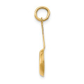 14K Yellow Gold Frying Pan with Enameled Egg Charm - (A82-451)
