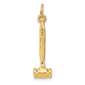 14K Yellow Gold 3-D Gavel Charm - (A86-785)