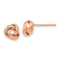 Leslie's 14K Rose Gold Polished Post Earrings - (B37-167)