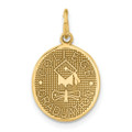 14K Yellow Gold College Graduation Charm - (A82-964)