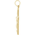 14K Yellow Gold Crucifix Pendant - (B16-131)