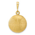 10K Yellow Gold Basketball Charm - (A86-723)