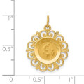 14K Yellow Gold First Holy Communion Charm - (B11-243)