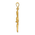 14K Yellow Gold Virgo Zodiac Charm - (A86-792)