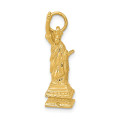 14K Yellow Gold Statue Of Liberty Charm - (A82-452)