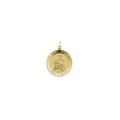 14K Yellow Gold 18mm Round St. Peter Medal - (B15-474)