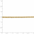 Leslies 14K Yellow Gold 2.75mm Diamond Cut Rope Chain Bracelet - Length 7'' inches - (C63-700)