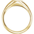 14K Yellow Gold Cross Ring - (B32-833)