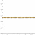 Leslie's 14K Yellow Gold 1.75mm Diamond-cut Rope Chain Necklace - Length 20'' inches - (B21-475)