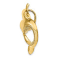 14K Yellow Gold Double Dolphins Slide - (A89-765)