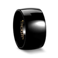 TWILIGHT Black Domed Tungsten Carbide Ring - 12mm ~ (J65-143)
