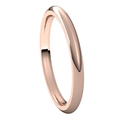 Rose-Gold-2mm-Standard-Half-Round-Comfort-fit-Wedding-Band-Side-View1