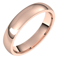 Rose-Gold-4mm-Lightweight-Half-Round-Comfort-fit-Wedding-Band-Side-View1