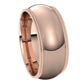 Rose-Gold-8mm-Comfort-Fit-Double-Milgrain-Edge-Wedding-Band-Side-View1