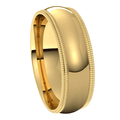 Yellow-Gold-6mm-Comfort-Fit-Double-Milgrain-Edge-Wedding-Band-Side-View1