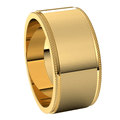 Yellow-Gold-9mm-Flat-Milgrain-Step-Edge-Wedding-Band-Side-View1