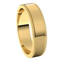 Yellow-Gold-5mm-Flat-Standard-Milgrain-Edge-Wedding-Band-Side-View1