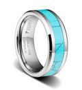 Turquoise-Inlay-8mm-Comfort-Fit-Tungsten-Wedding-Band-Side-View1