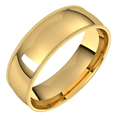 Yellow-Gold-6mm-Lightweight-Comfort-Fit-Milgrain-Edge-Wedding-Band-Side-View1