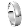 Platinum-5mm-Lightweight-Milgrain-Edge-Wedding-Band-Side-View1