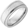 Serinium-Rounded-Edge-with-Hammered-Finish-Wedding-Band-Side-View1