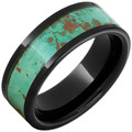 Black-Diamond-Ceramic-8mm-Rustic-Patina-Royal-Copper-Inlay-Ring-Wedding-Band-Side-View1