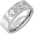 Serinium-Pipe-Cut-8mm-with-Cross-and-Celtic-Knot-Design-Laser-Engraving-Wedding-Band-Side-View1