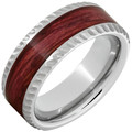 Serinium-Pipe-Cut-8mm-Cabernet-Wine-Barrel-Aged-Wood-Inlay-with-Notched-Edges-Wedding-Band-Side-View1