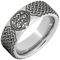 Serinium-Pipe-Cut-8mm-with-Celtic-Dublin-Rose-Laser-Engraved-Design-Wedding-Band-Side-View1