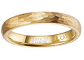 Hammered-Dome-Brushed-Finish-Comfort-Fit-Gold-Tungsten-Wedding-Band-Horizontal-View1