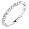 3/4-Carat-3-Sided-Diamond-Platinum-Eternity-Wedding-Band-Full-View-1
