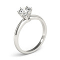 Diamond Solitaire Engagement Ring in 14K 18K Gold or Platinum Select 1/2-Carat to 2.5 Carat 6-prong - Certified Lab Grown Diamond or Moissanite Diamond Solitaire Engagement Ring in 14K 18K Gold or Platinum Select 1/2-Carat to 2.5 Carat 6-prong - Certified Lab Grown Diamond or Moissanite