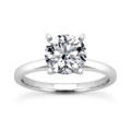 Diamond Solitaire Engagement Ring in 14K 18K Gold or Platinum Select 2-Carat size VS1-VS2 E-F Classic 4-Prong - IGI Certified Lab Grown Diamond