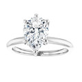 Diamond Solitaire Engagement Ring IGI Certified - VS1-VS2 E-F - Pear Shape 1/2-Carat to 5-Carats - 14K 18K White or Yellow Gold, and Platinum