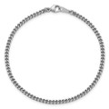 Solid 950 Platinum Polished Heavy Curb Link Chain Bracelet 7.5" or 8" Lenghts