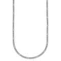 Solid 950 Platinum Polished Heavy Figaro Link Chain Necklace 16" 18" 20" 24" and 30" Lenghts