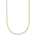 Solid 24K Gold 1.3mm 2.5mm or 4.0mm Width Wheat Style Chain Necklace 16'' 18" 20" 24" or 30"