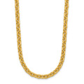 Solid 24K Gold 5.4mm Width Cable Link Chain Bracelet 16'' 18" 20" or 24"