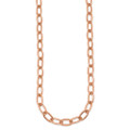 Herco 18K Rose Gold Polished 8.3mm Oval Link 20 Inch Chain