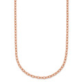 Herco 18K Rose Gold Polished 2.8mm Cable 18 Inch Chain