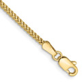 10K Yellow Gold 1.3mm Width - 7 inch - 30 inch Length - Franco Chain