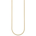 18K Yellow Gold Polished Solid Snake Chain Necklace 16" 18" 20" 24" and 30" 18K Yellow Gold Polished Solid Snake Chain Necklace 16" 18" 20" 24" and 30"