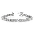 Diamond Tennis Bracelet 14K Gold Lab Grown VS+ F+ 2-17 Carats , 5-8" Lengths