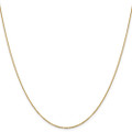 Leslie's 14K Yellow Gold Flat Cable Chain Necklace - Length 16'' inches - (B18-318)