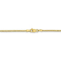 10K Yellow Gold 1.5mm Box Chain Anklet - length: 9'' inches - (C63-882)