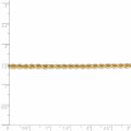 Leslie's 14K Yellow Gold 2.75mm Diamond-cut Lightweight Rope Chain Necklace - Length 18'' inches - (B18-740)