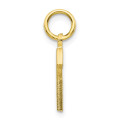 10K Yellow Gold Initial Letter G Charm Pendant - (A82-214)